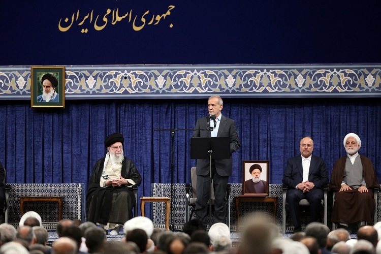 مسعود پزشکیان در مراسم تنفیذ