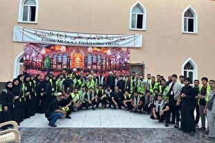 رنگین‌کمان زائرانی از جهان در پیاده‌روی اربعین + عکس و فیلم