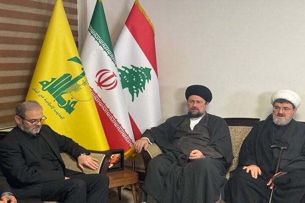 حضور حجت‌الاسلام سیدحسن خمینی در دفتر حزب‌الله لبنان