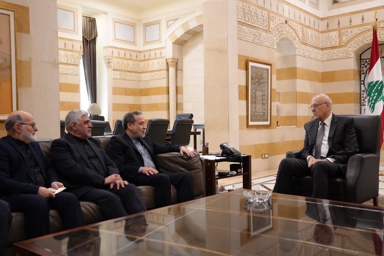 دیدار عراقچی با نخست وزیر لبنان دیدار عراقچی با نخست وزیر لبنان