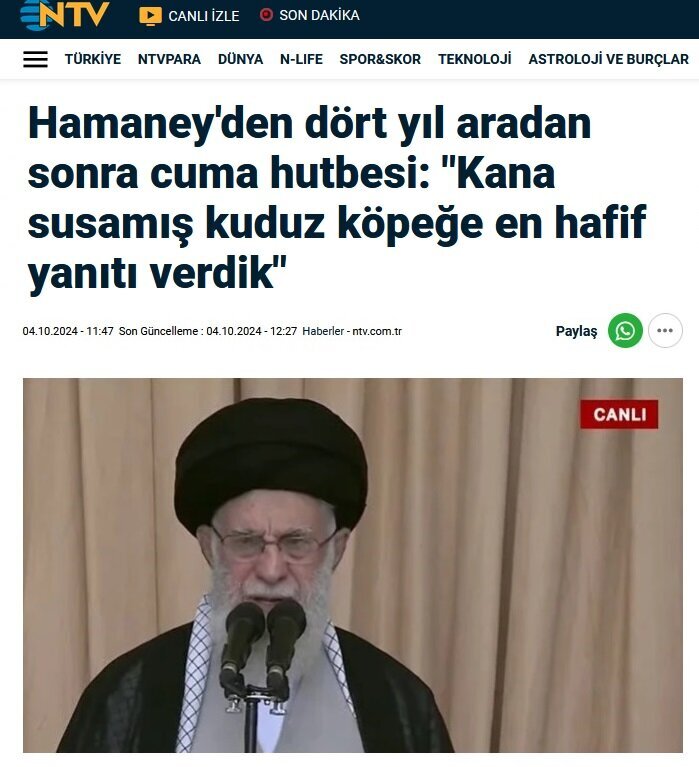 بازتاب خطبه‌های نماز جمعه رهبر انقلاب در رسانه‌های غربی و منطقه‌ای