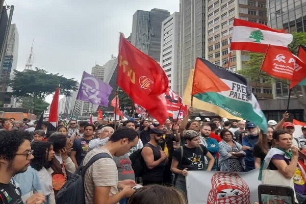 راهپیمایی مردم جهان در محکومیت ترور سیدحسن نصرالله + عکس و فیلم