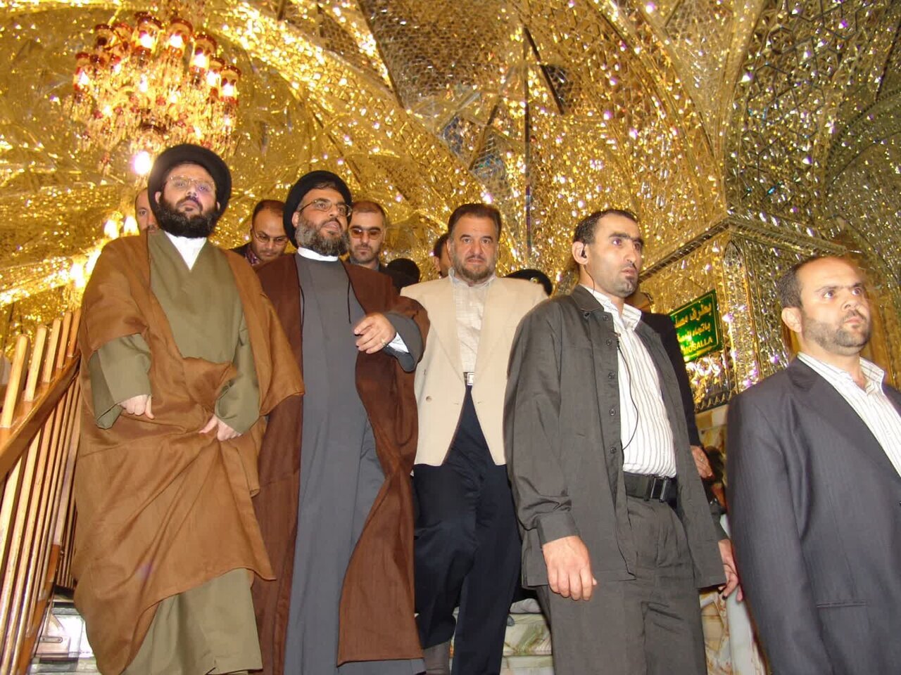 سیدحسن نصرالله در حرم عبدالعظیم سیدحسن نصرالله در حرم عبدالعظیم