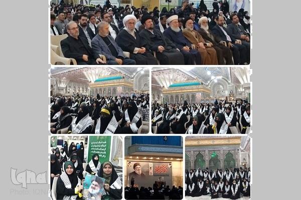 حضور طلاب المصطفی در آیین چهلمین روز شهادت سید حسن نصرالله