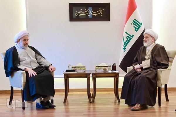 علی عباسی در با رئیس مجلس اعلای اسلامی عراق