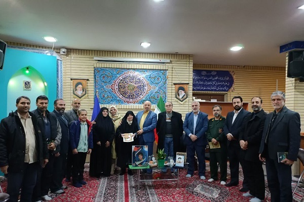 دیدار با خانواده شهیدصابر از سوی کمیته شهدای قرآنی