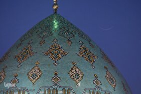 رؤیت هلال ماه شوال در مسجد مقدس جمکران