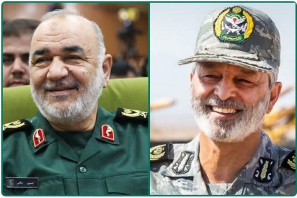 بیانیه سرلشکر سلامی به امیر سرلشکر سید عبدالرحیم موسوی 