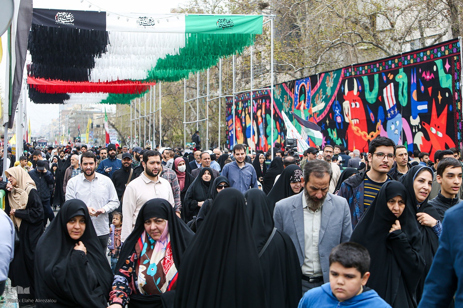 راهپیمایی روز قدس در تهران راهپیمایی روز قدس در تهران