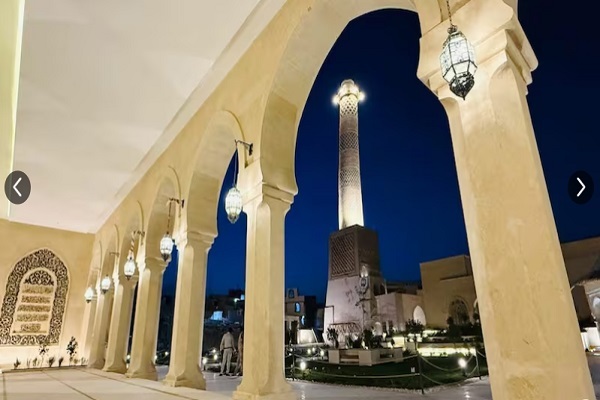 بازسازی دروازه شمالی مسجد تاریخی موصل + عکس