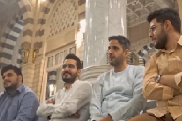 منافسه آیاتی از سوره احزاب توسط گروه نور تهران در مسجدالنبی + فیلم