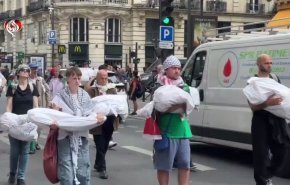 همبستگی اروپاییها با غزه در پاریس همبستگی اروپاییها با غزه در پاریس