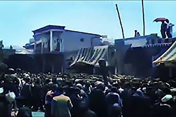 فیلم | عزاداری یک قرن گذشته در سبزه‌میدان تهران