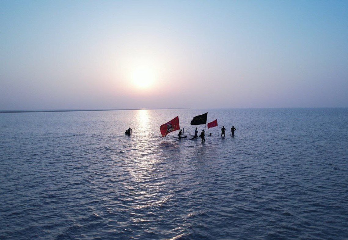 آغاز راهپیمایی اربعین از دورترین نقطه عراق آغاز راهپیمایی اربعین از دورترین نقطه عراق