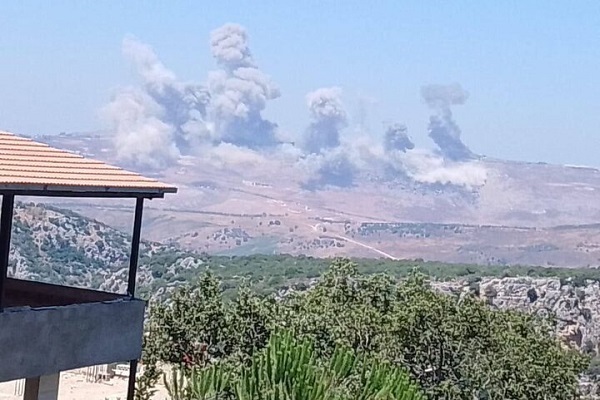 حمله هوایی رژیم صهیونیستی به جنوب لبنان + عکس و فیلم