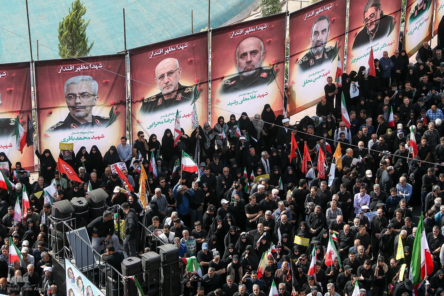 مراسم تشییع «شهدای اقتدار ملی»