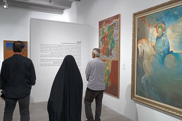 نقاشی و نگارگری عاشورایی در «به بلندای تاریخ» قاب شد