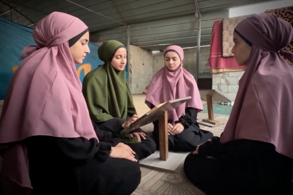 روایت خواهران حافظ قرآن از پیروزی اراده و ایمان در روزهای بحرانی جنگ غزه + فیلم