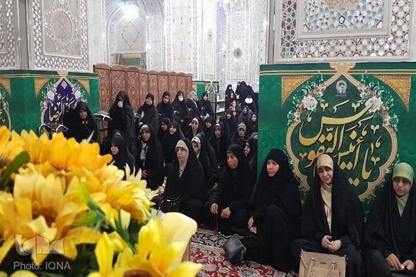 تغرید محمد جونی استاد حوزه علمیه خواهران از کشور لبنان