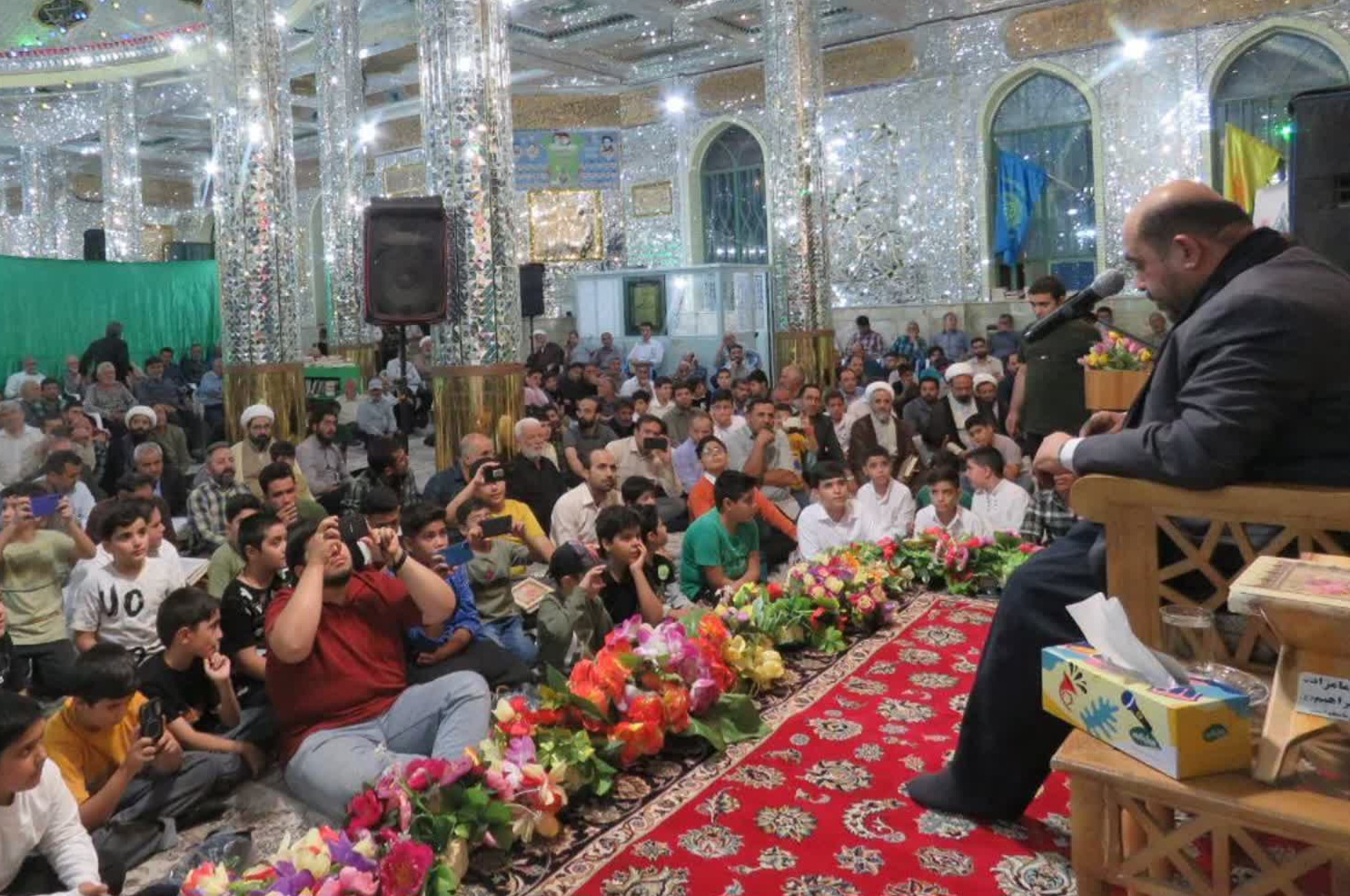 حضور «کریم منصوری» در محفل قرآنی ورنامخواست