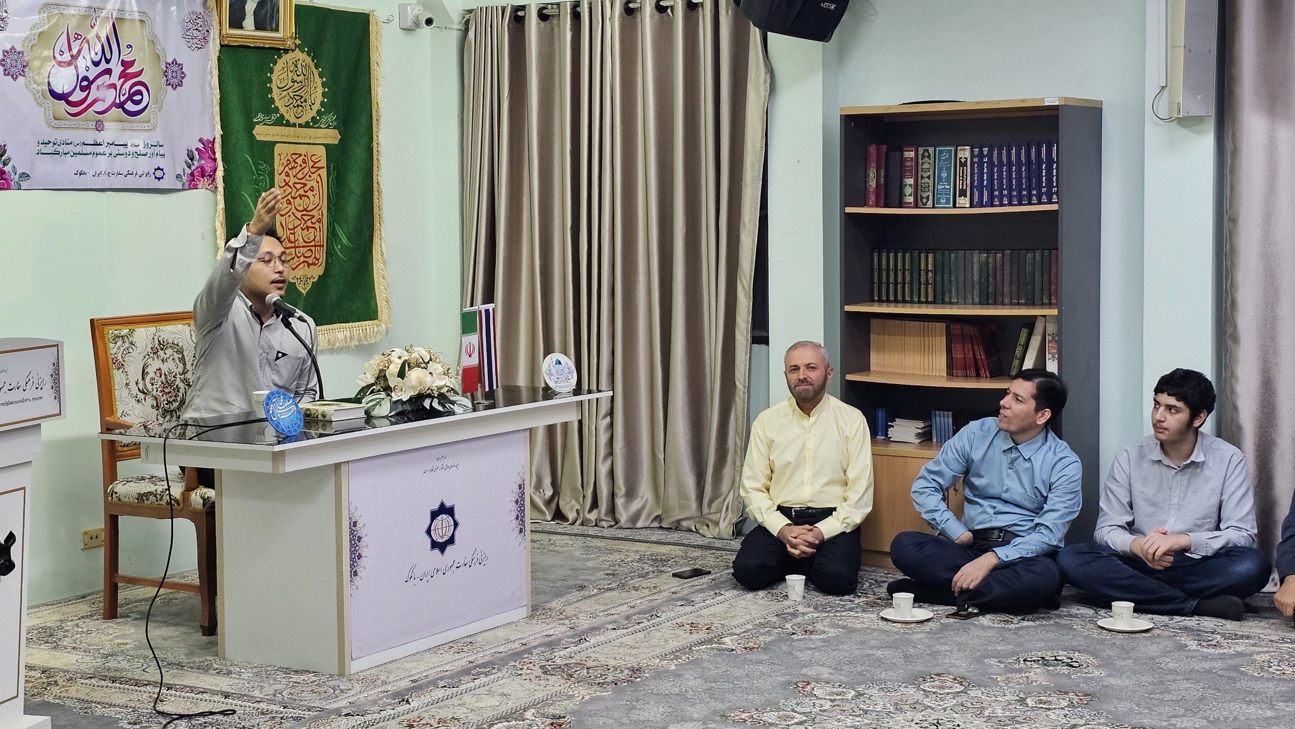 برگزاری مراسم میلاد پیامبر اکرم (ص) و امام جعفر صادق (ع) در رایزنی فرهنگی بانکوک