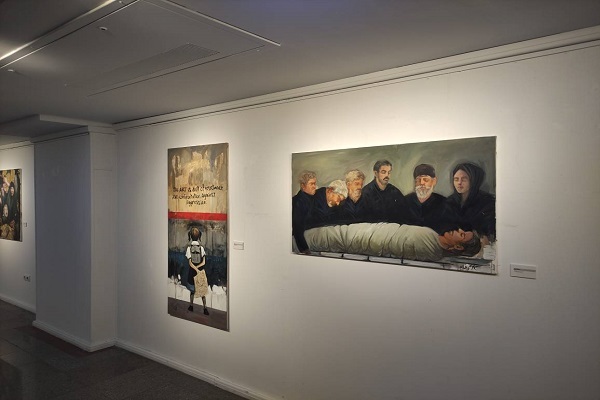 در حال تکمیل / نمایشگاه «هنر در برابر جنگ» پیام همبستگی و مقاومت هنرمندان عراقی را به ایران آورد