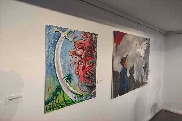 در حال تکمیل / نمایشگاه «هنر در برابر جنگ» پیام همبستگی و مقاومت هنرمندان عراقی را به ایران آورد