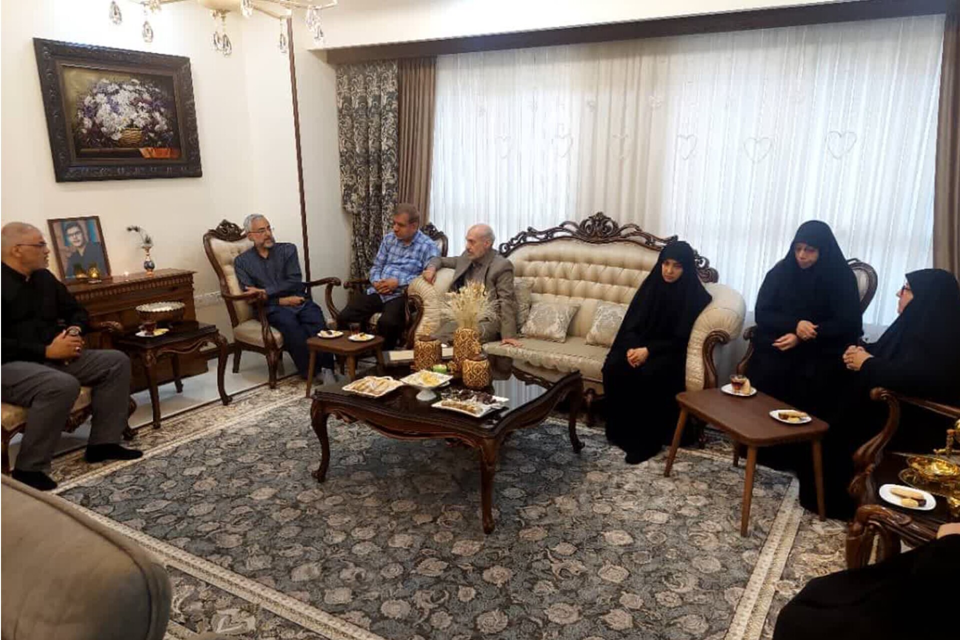 دیدار اعضای مؤسسه کشوری مهد قرآن با خانواده شهید علیرضا وفایی