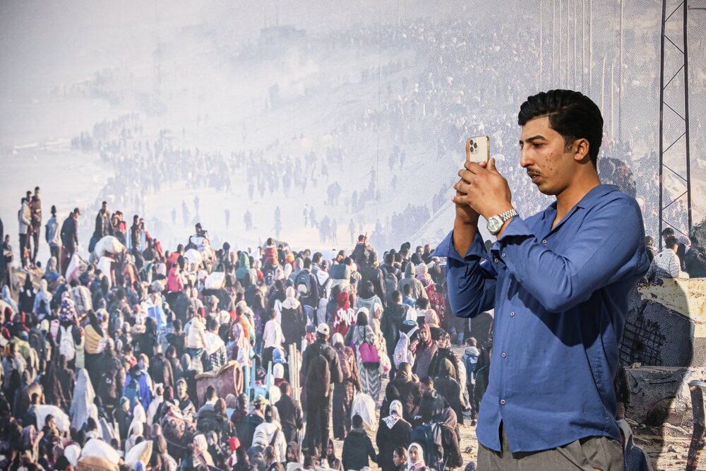نمایشگاه عکاس فلسطینی در بغداد افتتاح شد