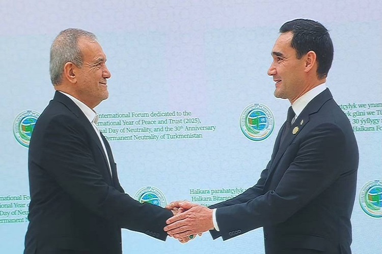 پزشکیان در دیدار رئیس‌جمهور ترکمنستان