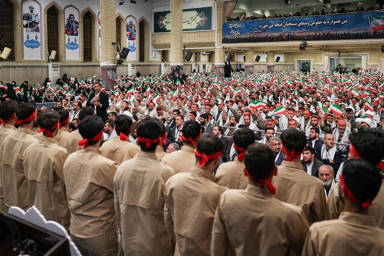 مراسم روز بسیج در حسینیه امام خمینی(ره)