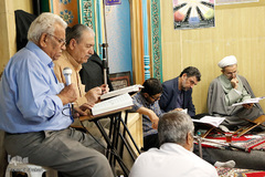 جلسه آموزش قرآن مسجد ولیعصر (عج)
