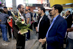 بازگشت مهدی ساعد، نماینده ایران در رشته قرائت مسابقات بین المللی قرآن مسکو به میهن اسلامی