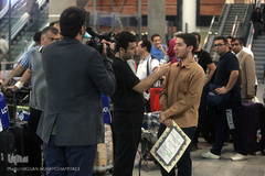 بازگشت رضا نژاد تبریزی، نماینده ایران در مسابقات بین المللی حفظ قرآن کرواسی