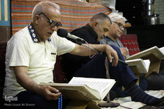 محفل قرآنی با همراهان مرحوم تختی