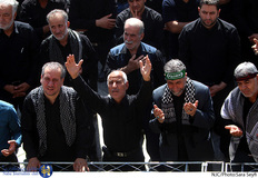 عزاداری مردم حسینی  در ظهر روز عاشورا