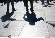 عزاداری مردم حسینی  در ظهر روز عاشورا