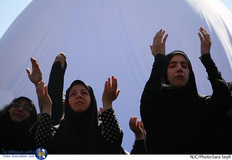 عزاداری مردم حسینی  در ظهر روز عاشورا