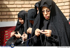 کلاهی میبافم برای برادر مدافعم