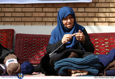 کلاهی میبافم برای برادر مدافعم