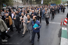 مراسم تشییع پیکر مرحوم استاد محمدتقی مروت 