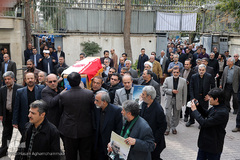 مراسم تشییع پیکر مرحوم استاد محمدتقی مروت در خبرگزاری بین المللی قرآن، ایکنا