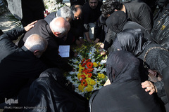 مراسم تدفین پیکر مرحوم استاد «محمد تقی مروت» در قطعه نام آوران بهشت زهرا