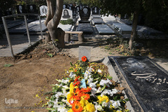 مزار معلم قرآن مرحوم «محمد تقی مروت» در قطعه نام آوران بهشت زهرا