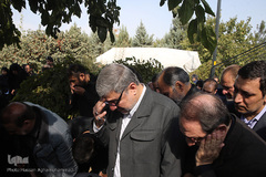 مراسم تدفین پیکر مرحوم استاد «محمد تقی مروت» در قطعه نام آوران بهشت زهرا