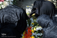 مراسم تدفین پیکر مرحوم استاد «محمد تقی مروت» در قطعه نام آوران بهشت زهرا