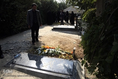 مراسم تدفین پیکر مرحوم استاد «محمد تقی مروت» در قطعه نام آوران بهشت زهرا