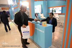 غرفه ایکنا در نخستین روز بیست‌ و دومین نمایشگاه مطبوعات