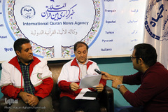 مهمانان غرفه ایکنا در دومین روز از نمایشگاه مطبوعات
