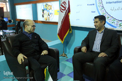 مهمانان غرفه ایکنا در دومین روز از نمایشگاه مطبوعات
